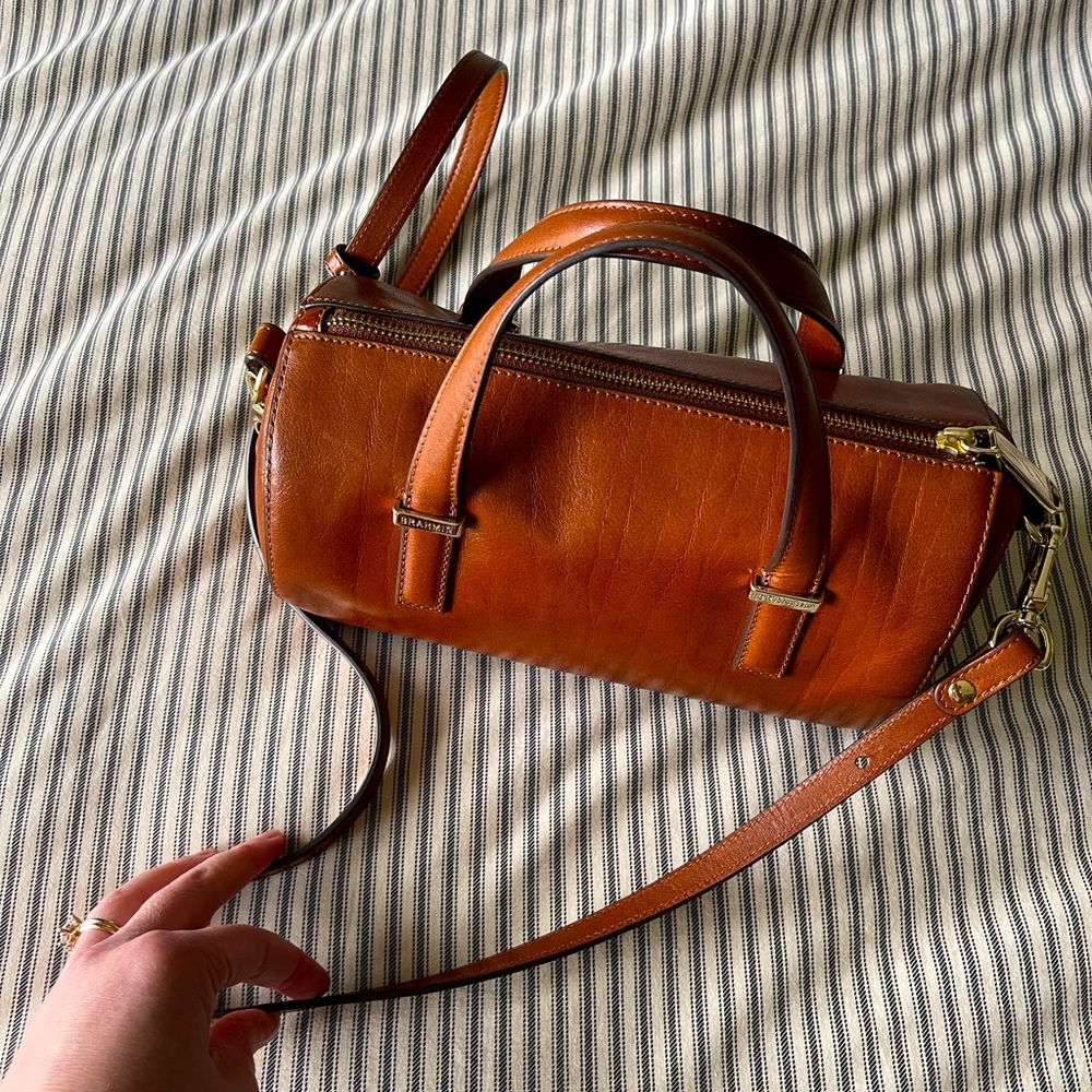 Brahmin Claire barrel purse